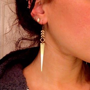 Handmade metal earrings!